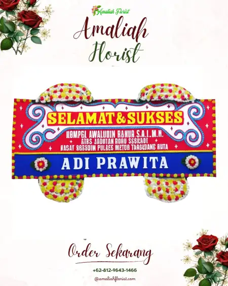 Papan Bunga Ucapan Selamat Bandar Aji Jaya